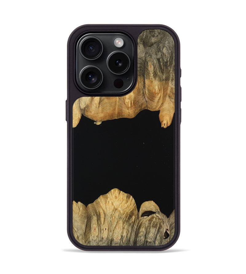 iPhone 15 Pro Wood Phone Case - Basia (Wood Burl, 745136)