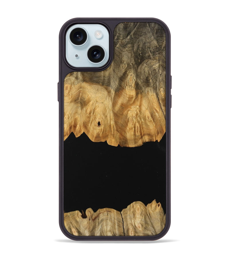 iPhone 15 Plus Wood Phone Case - Meta (Wood Burl, 745137)