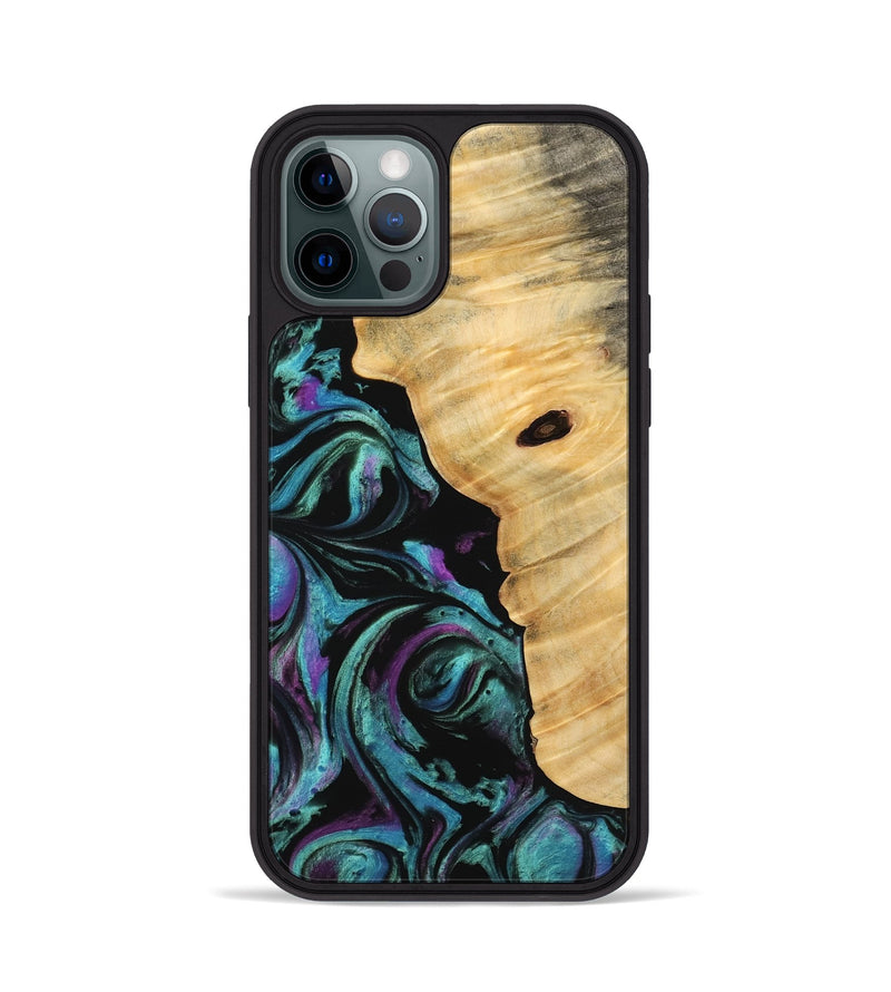 iPhone 12 Pro Wood Phone Case - Molly (Purple, 745143)