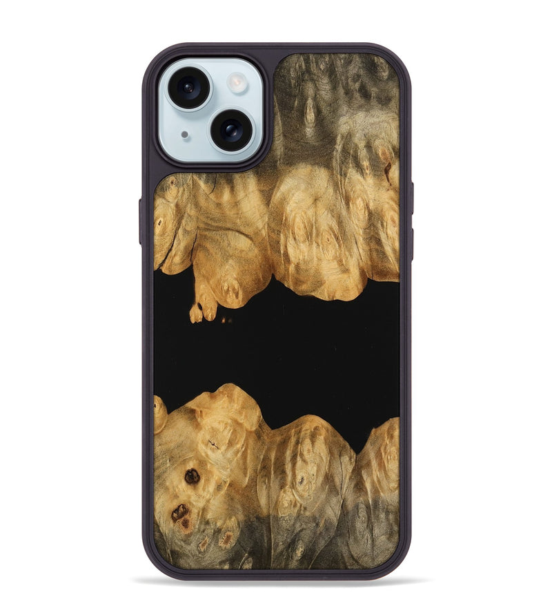 iPhone 15 Plus Wood Phone Case - Teddie (Wood Burl, 745146)