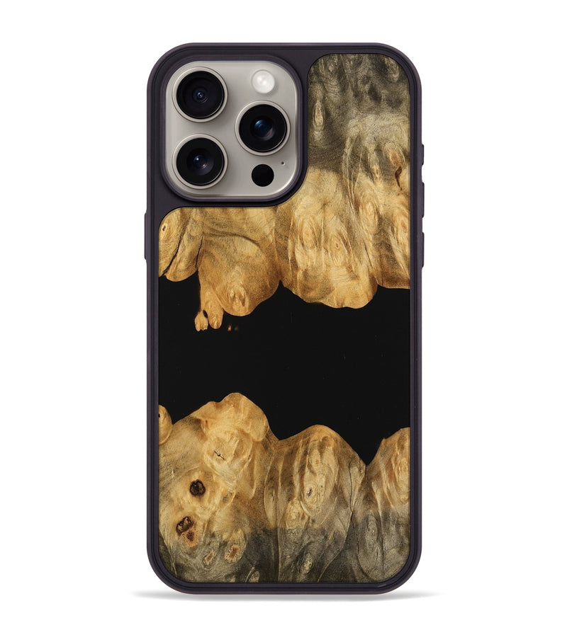 iPhone 15 Pro Max Wood Phone Case - Teddie (Wood Burl, 745146)