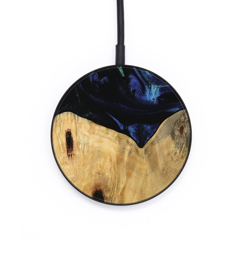 Circle Wood Wireless Charger - Deny (Blue, 745147)