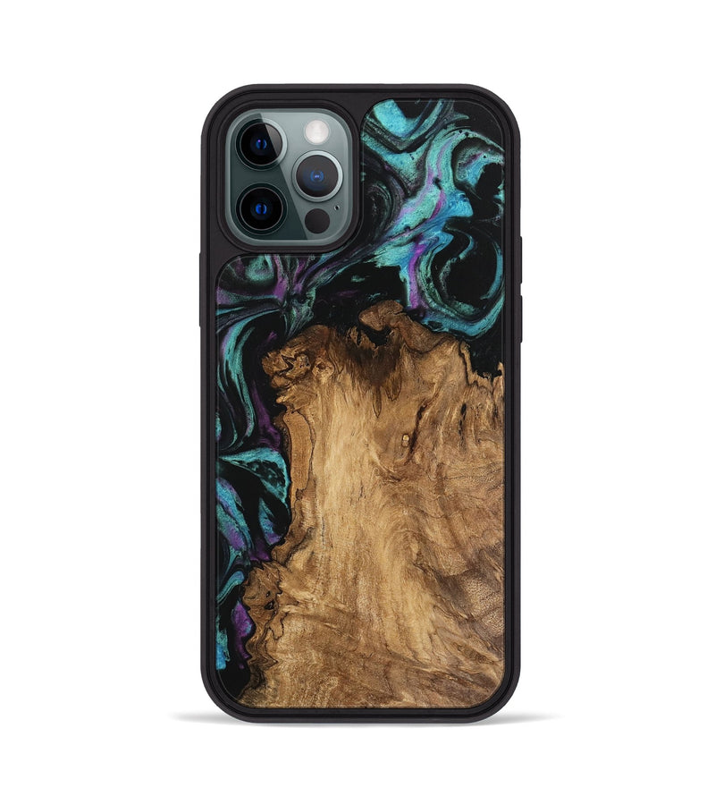 iPhone 12 Pro Wood Phone Case - Fran (Purple, 745153)