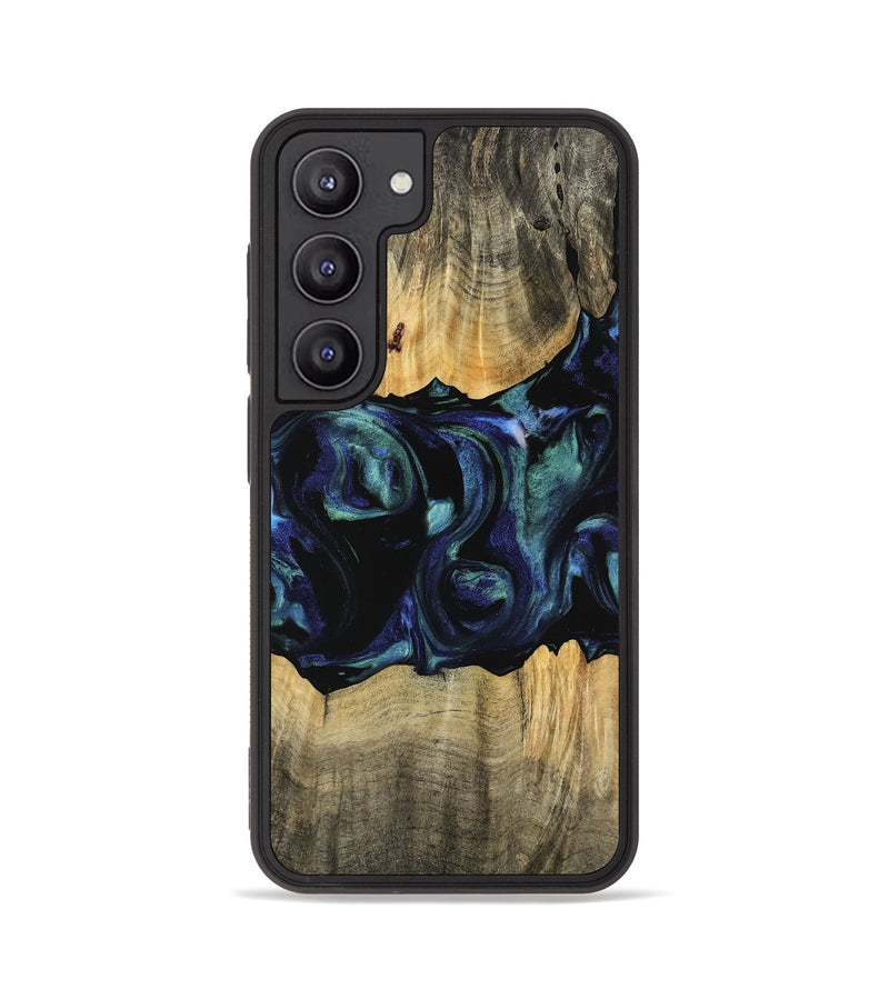 Galaxy S23 Wood Phone Case - Caresa (Blue, 745156)