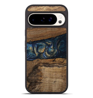 Pixel 9 Pro XL Wood Phone Case - Elvira (Teal & Gold, 745157)