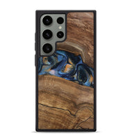 Galaxy S24 Ultra Wood Phone Case - Gavra (Teal & Gold, 745158)