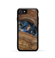 iPhone SE Wood Phone Case - Gavra (Teal & Gold, 745158)