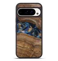 Pixel 9 Pro XL Wood Phone Case - Gavra (Teal & Gold, 745158)