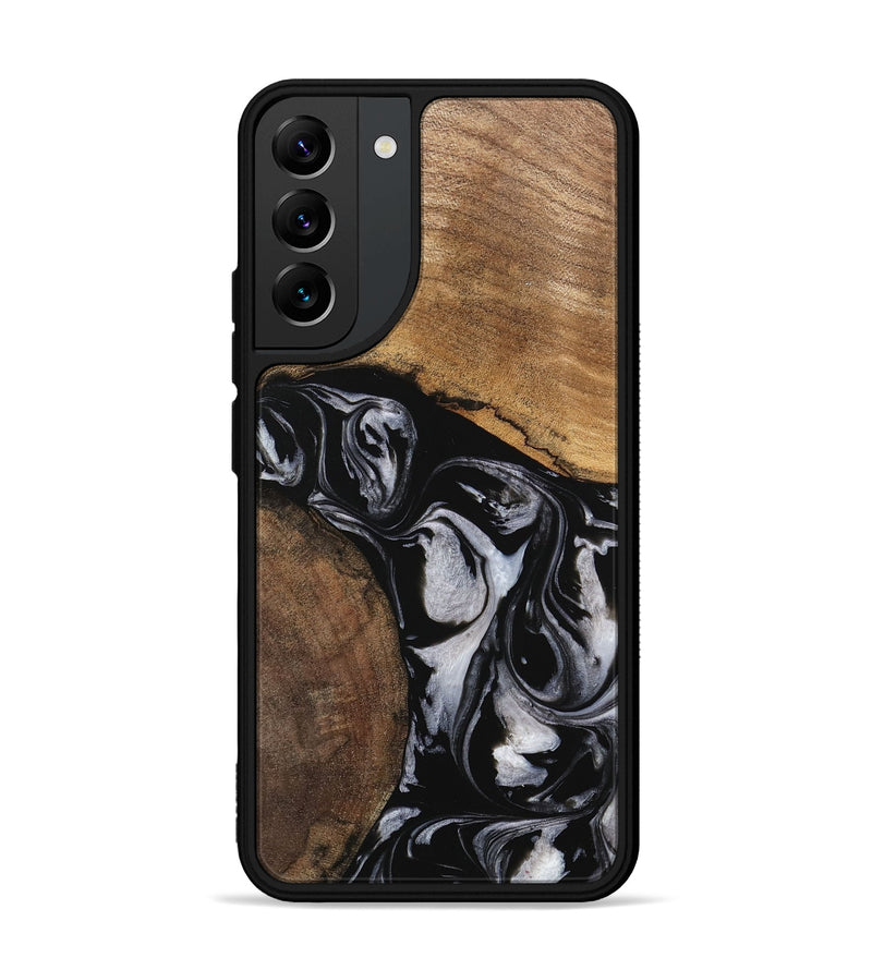 Galaxy S22 Plus Wood Phone Case - Jolette (Black & White, 745162)