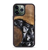 iPhone 13 Pro Max Wood Phone Case - Jolette (Black & White, 745162)