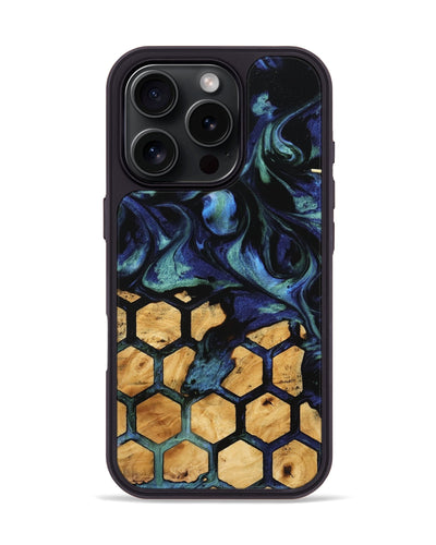 iPhone 16 Pro Wood Phone Case - Arminda (Pattern, 745165)