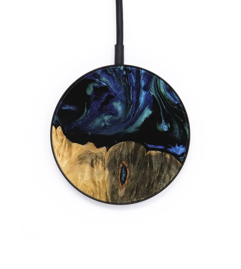 Circle Wood Wireless Charger - Jada (Blue, 745168)