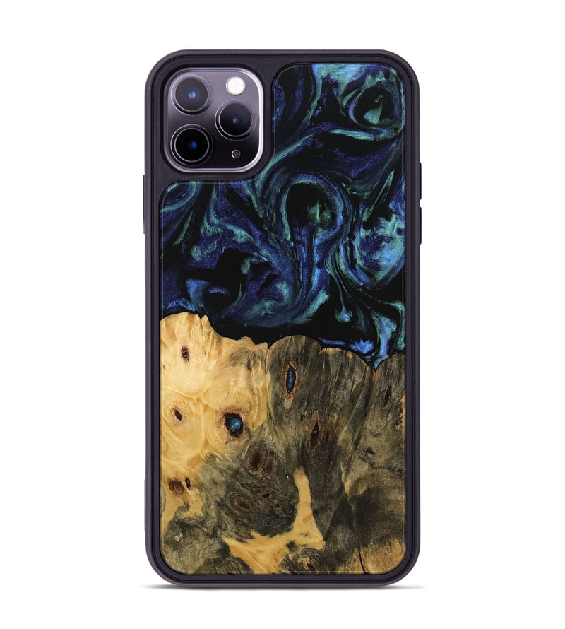 iPhone 11 Pro Max Wood Phone Case - Jada (Blue, 745168)