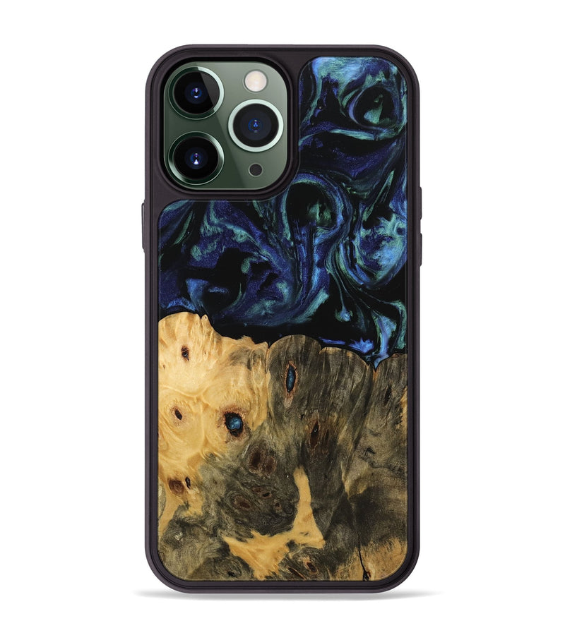 iPhone 13 Pro Max Wood Phone Case - Jada (Blue, 745168)