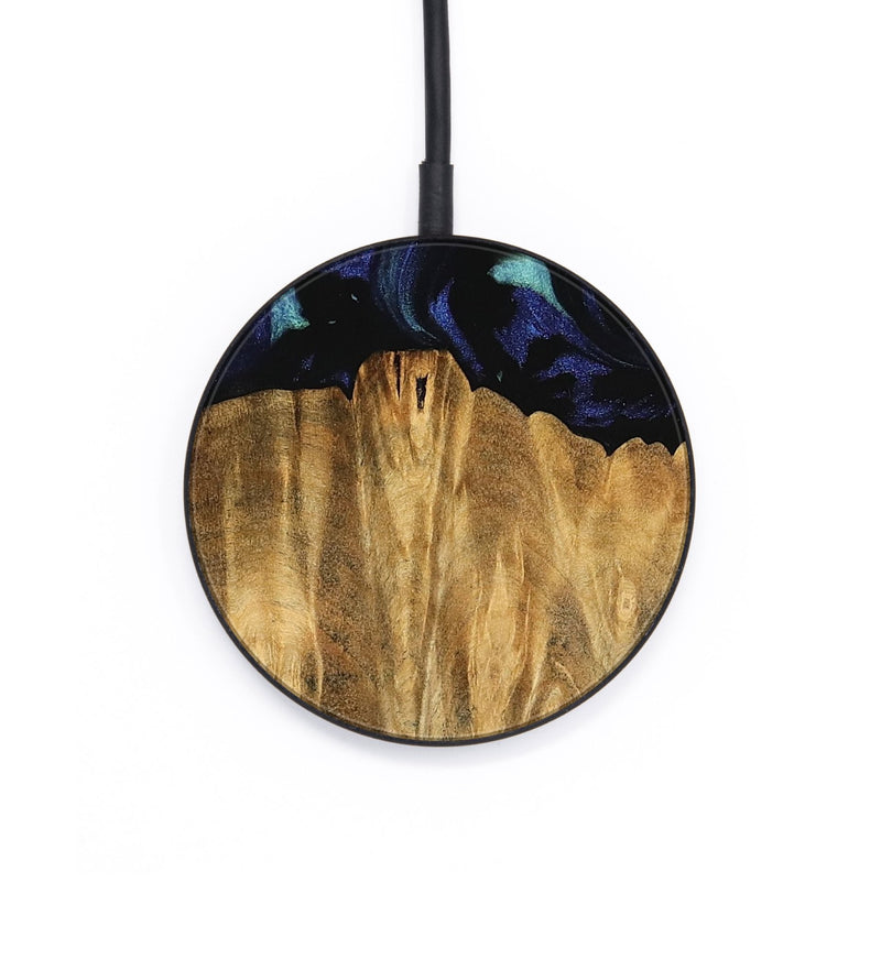 Circle Wood Wireless Charger - Carry (Blue, 745169)