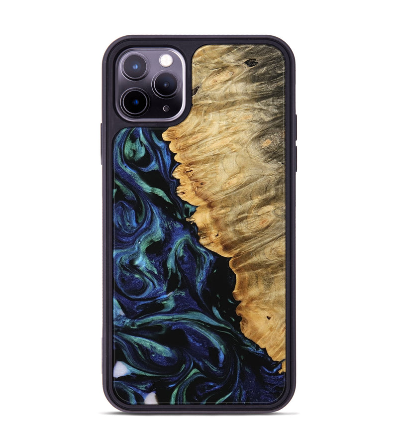 iPhone 11 Pro Max Wood Phone Case - Lennie (Blue, 745175)