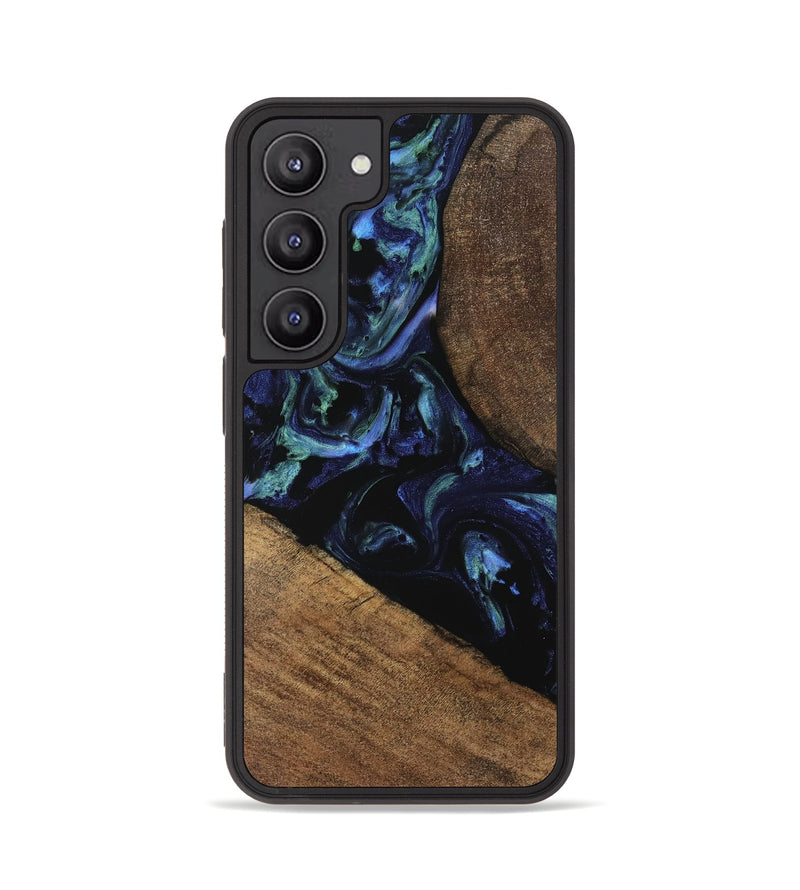 Galaxy S23 Wood Phone Case - Cezary (Blue, 745179)