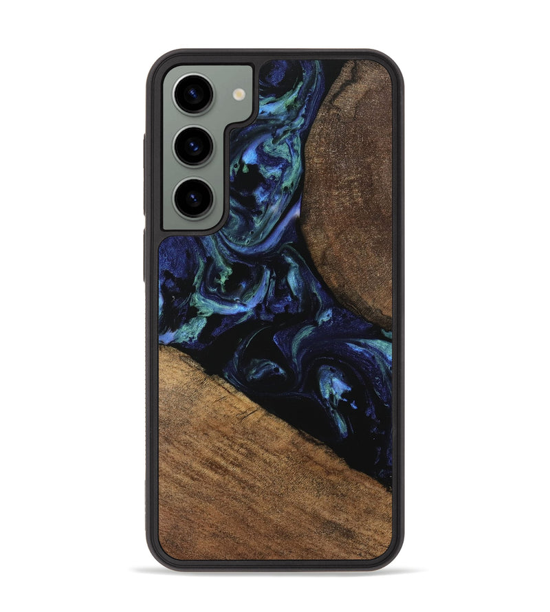 Galaxy S23 Plus Wood Phone Case - Cezary (Blue, 745179)