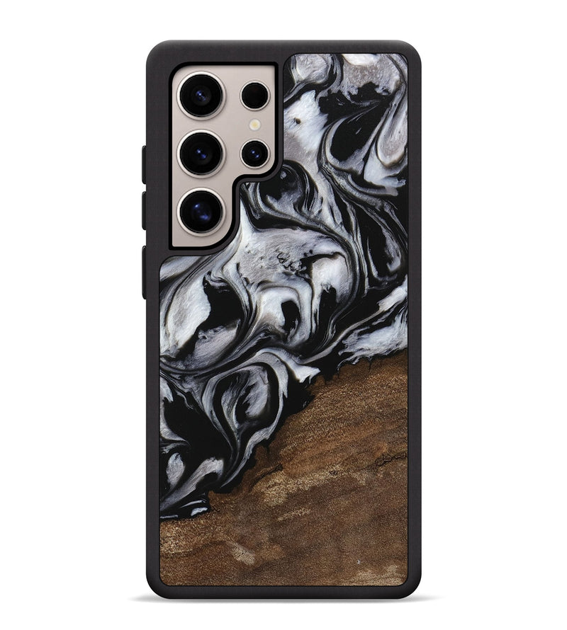 Galaxy S25 Ultra Wood Phone Case - Cyndi (Black & White, 745183)