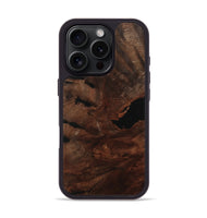 iPhone 16 Pro Wood Phone Case - Faythe (Wood Burl, 745184)