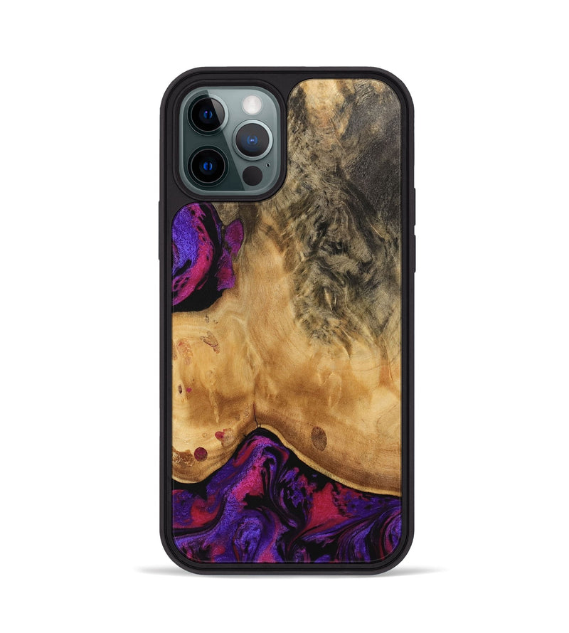 iPhone 12 Pro Wood Phone Case - Dulcie (Purple, 745194)