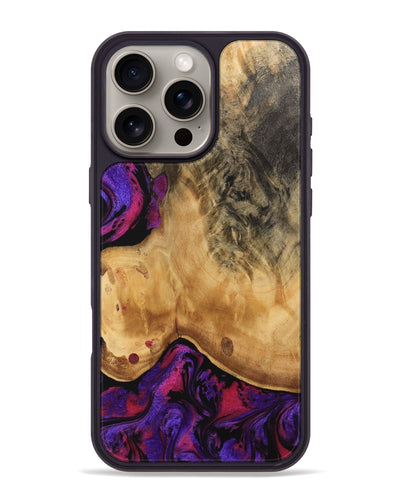 iPhone 16 Pro Max Wood Phone Case - Dulcie (Purple, 745194)