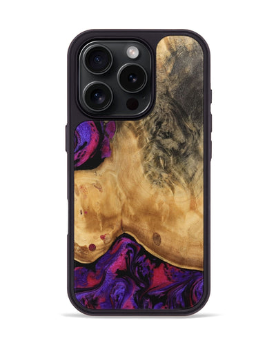 iPhone 16 Pro Wood Phone Case - Dulcie (Purple, 745194)