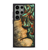 Galaxy S24 Ultra Wood Phone Case - Tisha (Green, 745203)