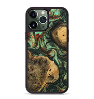 iPhone 13 Pro Max Wood Phone Case - Aubrie (Green, 745204)