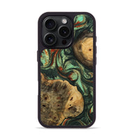 iPhone 16 Pro Wood Phone Case - Aubrie (Green, 745204)