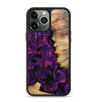 iPhone 13 Pro Max Wood Phone Case - Koren (Purple, 745206)