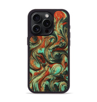 iPhone 15 Pro ResinArt Phone Case - Jelene (Green, 745207)