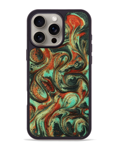 iPhone 16 Pro Max ResinArt Phone Case - Jelene (Green, 745207)