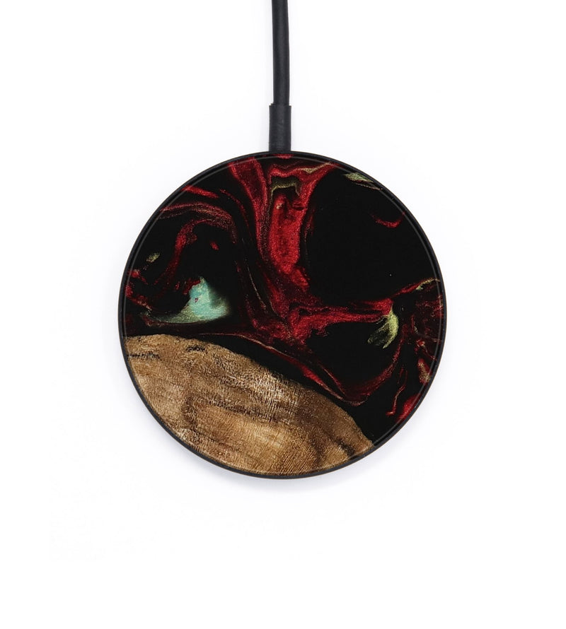 Circle Wood Wireless Charger - Jemal (Red, 745211)