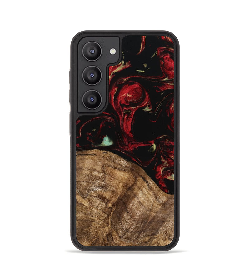 Galaxy S23 Wood Phone Case - Jemal (Red, 745211)