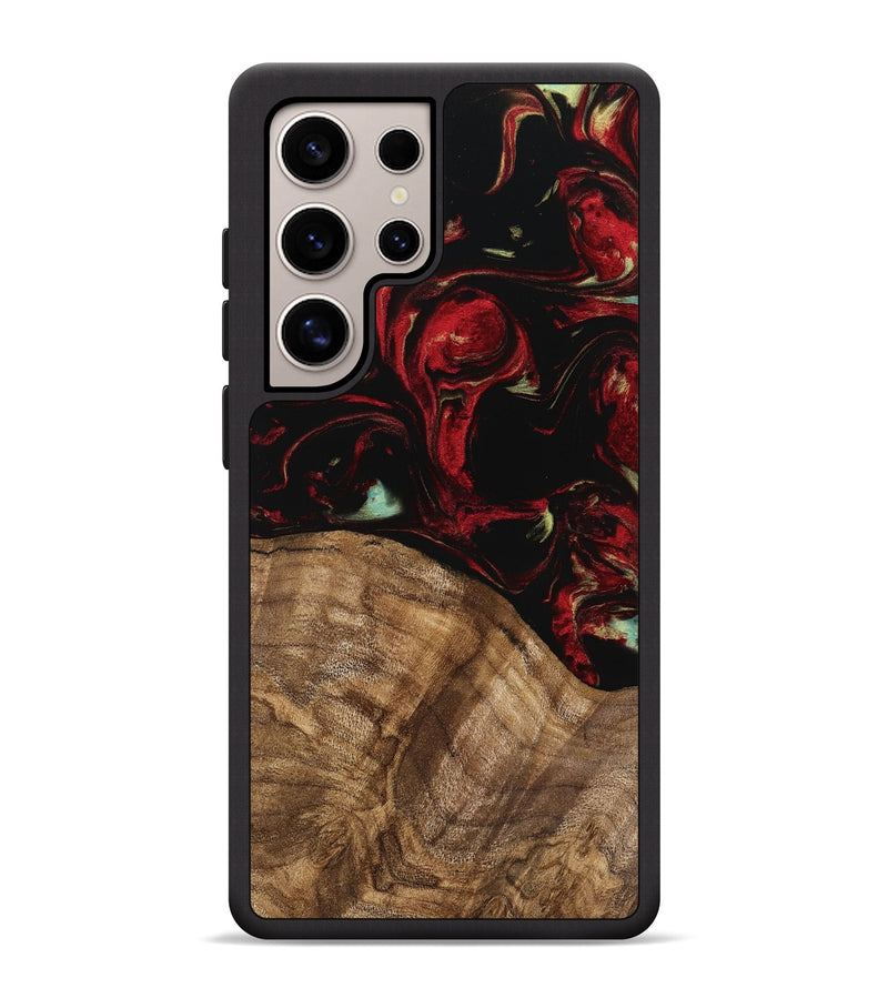 Galaxy S25 Ultra Wood Phone Case - Jemal (Red, 745211)