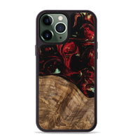 iPhone 13 Pro Max Wood Phone Case - Jemal (Red, 745211)