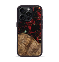 iPhone 16 Pro Wood Phone Case - Jemal (Red, 745211)