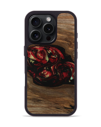 iPhone 16 Pro Wood Phone Case - Jared (Red, 745215)