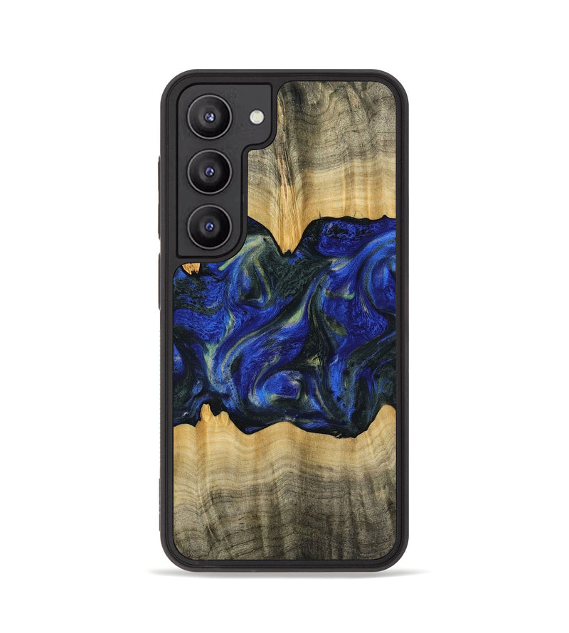 Galaxy S23 Wood Phone Case - Gabie (Blue, 745216)