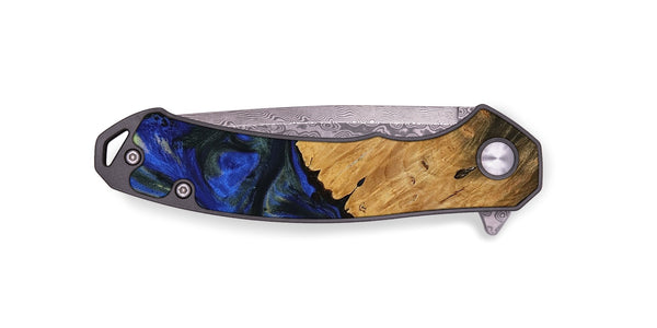 EDC Wood Pocket Knife - Petter (Blue, 745217)