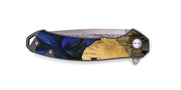 EDC Wood Pocket Knife - Joao (Blue, 745219)