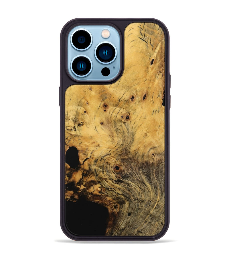 iPhone 14 Pro Max Wood Phone Case - Taiwana (Wood Burl, 745222)