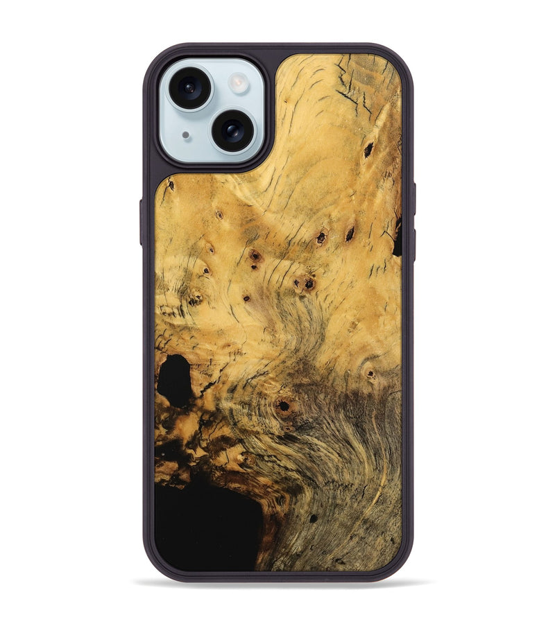 iPhone 15 Plus Wood Phone Case - Taiwana (Wood Burl, 745222)