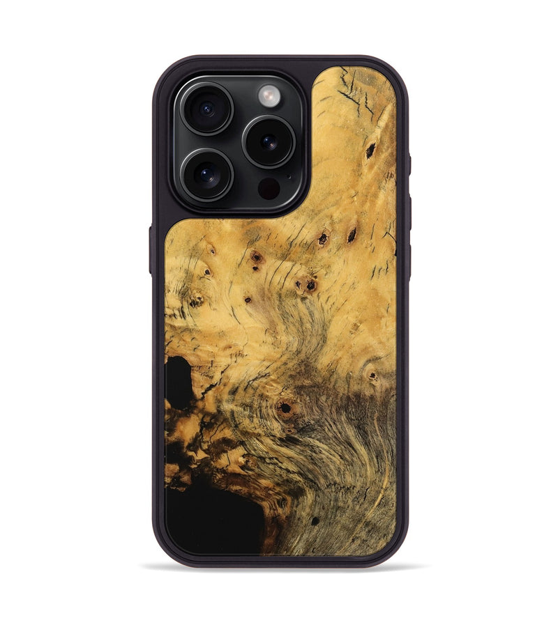 iPhone 15 Pro Wood Phone Case - Taiwana (Wood Burl, 745222)