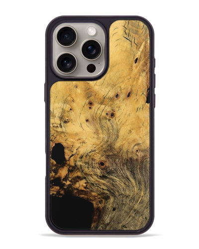 iPhone 16 Pro Max Wood Phone Case - Taiwana (Wood Burl, 745222)