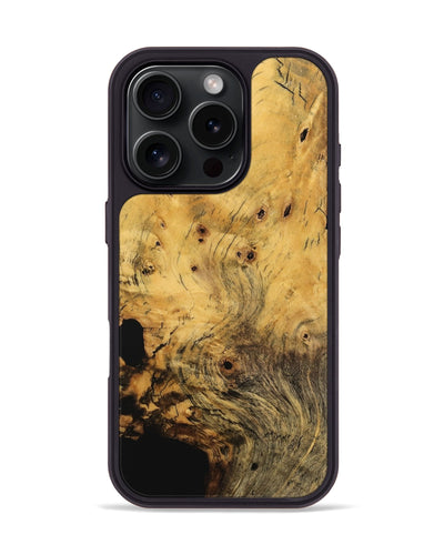 iPhone 16 Pro Wood Phone Case - Taiwana (Wood Burl, 745222)