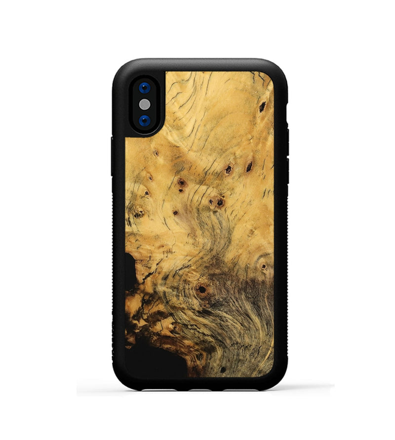 iPhone Xs Wood Phone Case - Taiwana (Wood Burl, 745222)