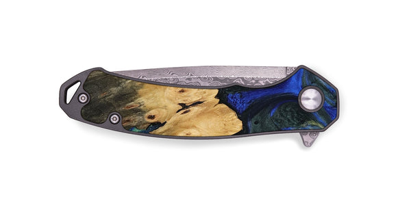 EDC Wood Pocket Knife - Rozanna (Blue, 745224)