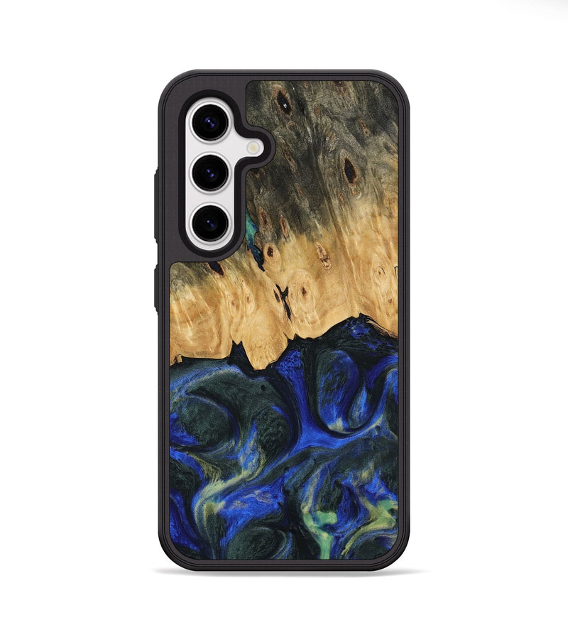 Galaxy S25 Wood Phone Case - Rozanna (Blue, 745224)